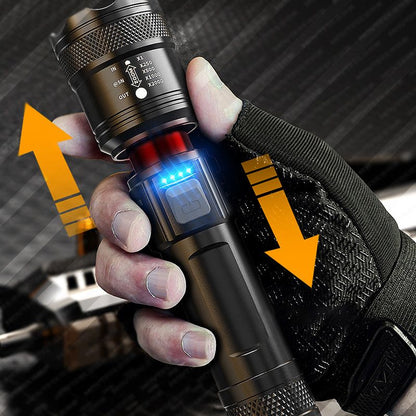 Super Strong Light Zoomable Flashlight-Devareon®