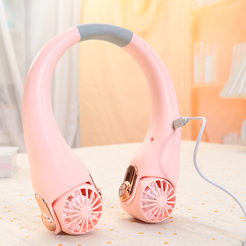 Devareon® 🥳2026 HOT SALE🥳💞50K+ SOLD!🍃 Neck Air Conditioner Fan – Ultra‑quiet, 360° rotating, 3 speeds. Hands‑free cooling, long battery. Summer essential! 😎🌬️