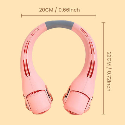 Devareon® 🥳2026 HOT SALE🥳💞50K+ SOLD!🍃 Neck Air Conditioner Fan – Ultra‑quiet, 360° rotating, 3 speeds. Hands‑free cooling, long battery. Summer essential! 😎🌬️