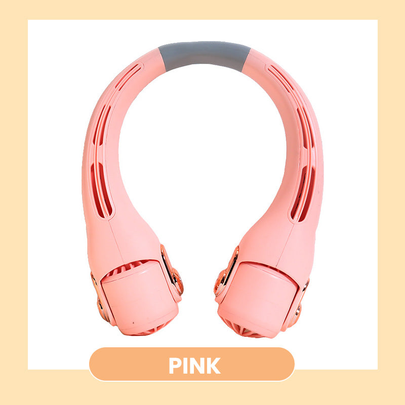 Devareon® 🥳2026 HOT SALE🥳💞50K+ SOLD!🍃 Neck Air Conditioner Fan – Ultra‑quiet, 360° rotating, 3 speeds. Hands‑free cooling, long battery. Summer essential! 😎🌬️