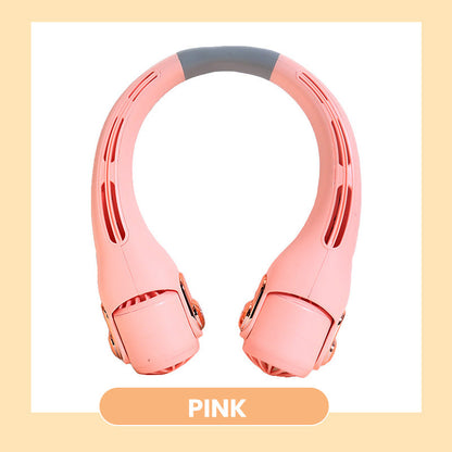 Devareon® 🥳2026 HOT SALE🥳💞50K+ SOLD!🍃 Neck Air Conditioner Fan – Ultra‑quiet, 360° rotating, 3 speeds. Hands‑free cooling, long battery. Summer essential! 😎🌬️