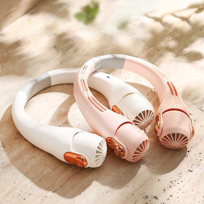 Devareon® 🥳2026 HOT SALE🥳💞50K+ SOLD!🍃 Neck Air Conditioner Fan – Ultra‑quiet, 360° rotating, 3 speeds. Hands‑free cooling, long battery. Summer essential! 😎🌬️