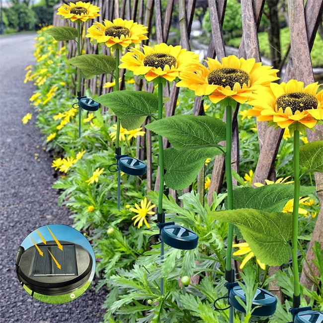 Devareon®🌻Sunflower Solar Garden Stake Led Lights — Buy 2 Get 1 Free