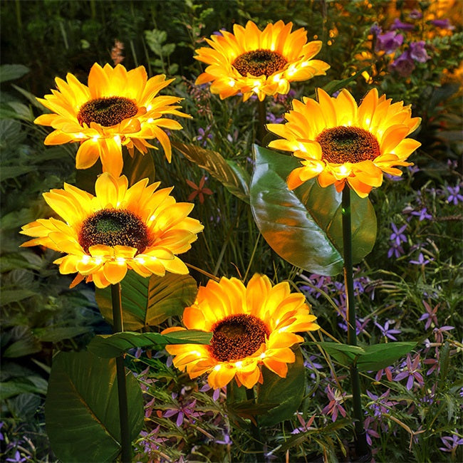Devareon®🌻Sunflower Solar Garden Stake Led Lights — Buy 2 Get 1 Free