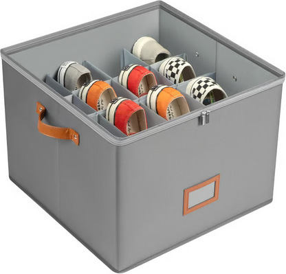 Devareon®🔥Oxford Fabric Foldable Design Shoe Organizer, Storage Box