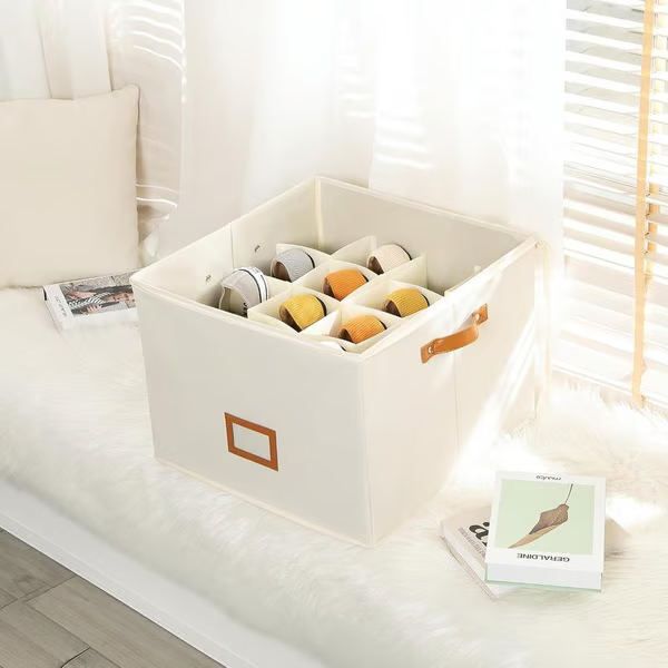 Devareon®🔥Oxford Fabric Foldable Design Shoe Organizer, Storage Box