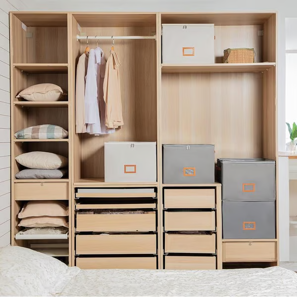 Devareon®🔥Oxford Fabric Foldable Design Shoe Organizer, Storage Box