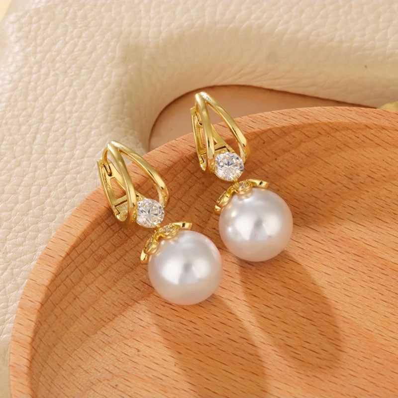 Devareon® 🎁🎁Last Day-Buy 1 Get 1 Free!🌼Sparkly Huggie Dangle Earrings for Women✨