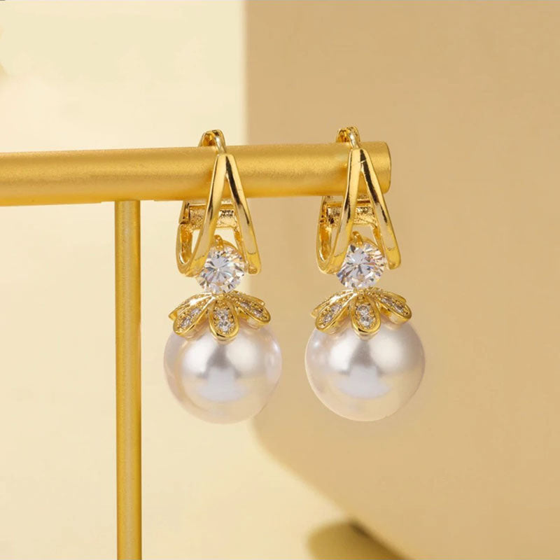 Devareon® 🎁🎁Last Day-Buy 1 Get 1 Free!🌼Sparkly Huggie Dangle Earrings for Women✨