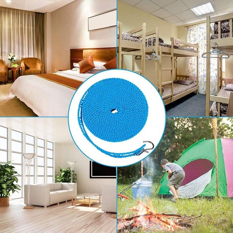 Devareon®🔥Hot Sale - 50% OFF🔥Windproof Non-Slip Clothesline