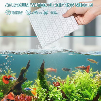 Devareon® 🐠 BUY 1 GET 1 FREE! ✨ AQUARIUM CLARIFYING SHEETS - Crystal Clear Water in 24 Hours