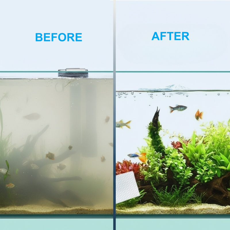 Devareon® 🐠 BUY 1 GET 1 FREE! ✨ AQUARIUM CLARIFYING SHEETS - Crystal Clear Water in 24 Hours