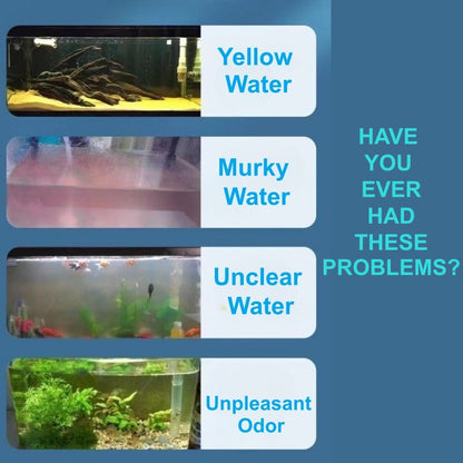 Devareon® 🐠 BUY 1 GET 1 FREE! ✨ AQUARIUM CLARIFYING SHEETS - Crystal Clear Water in 24 Hours