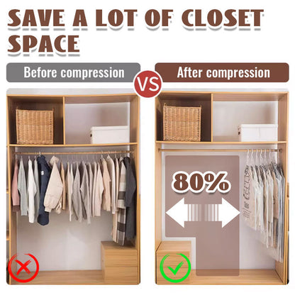 📢📢50%  OFF !! ⏰Hanging Vacuum Storage Bags