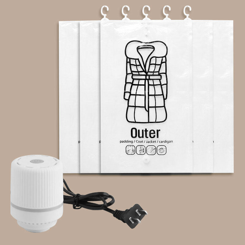 📢📢50%  OFF !! ⏰Hanging Vacuum Storage Bags