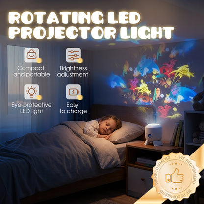🥳2026 HOT SALE🥳💥🌈 50% OFF! Dynamic Rotating LED Light Projector – Calm & relaxation for your home. Gentle moving lights ease restless nights. Perfect for bedroom or living room. 🌙✨ -Devareon®