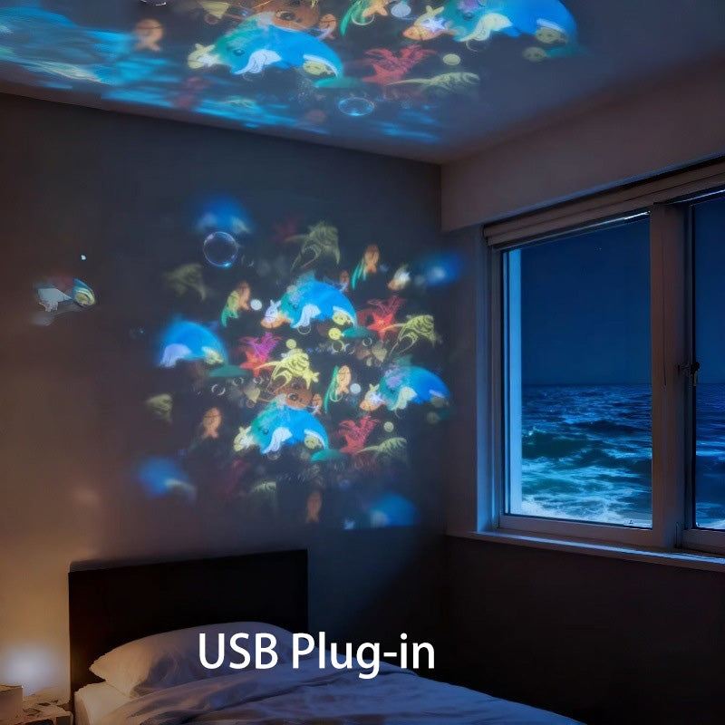 🥳2026 HOT SALE🥳💥🌈 50% OFF! Dynamic Rotating LED Light Projector – Calm & relaxation for your home. Gentle moving lights ease restless nights. Perfect for bedroom or living room. 🌙✨ -Devareon®