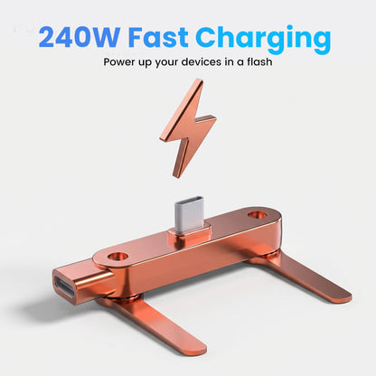 Devareon®🔥Fast Charging Adapter with 360° Foldable Phone Stand