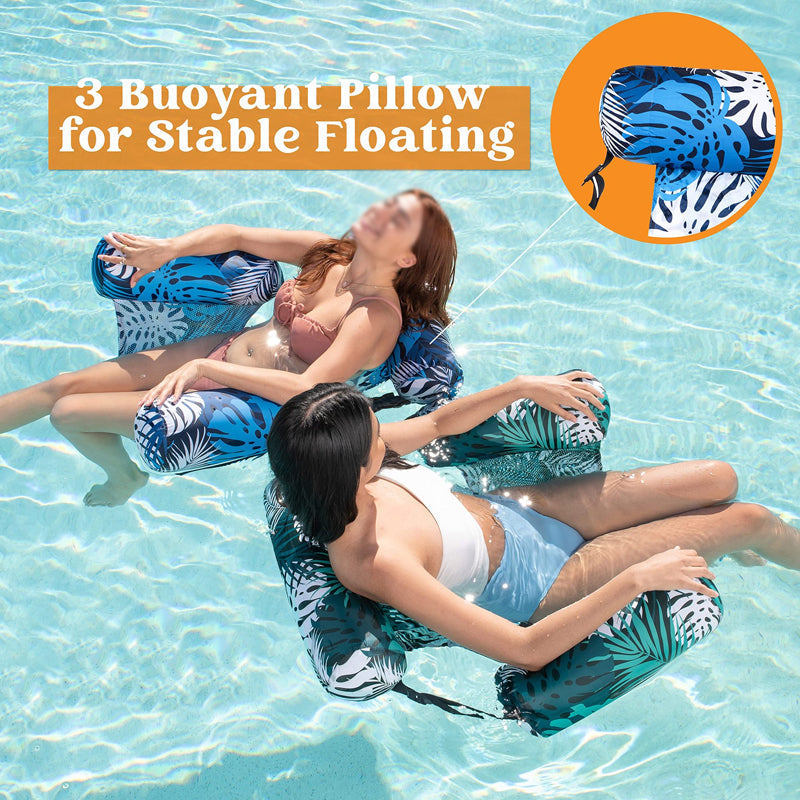 🏊 50% OFF! 💺 Inflatable Pool Lounger – Comfortable, Sturdy, and Perfect for Relaxing on the Water 🌊