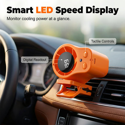 Devareon®🔥HOT SALE 40% OFF🔥Hands-Free Personal Cooling Fan with LED Display