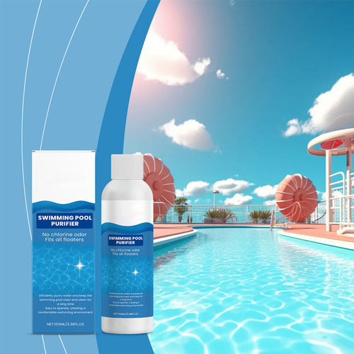 Devareon®💧 Swimming Pool Purifying Liquid – Crystal Clear Water, Zero Hassle! ✨ Say goodbye to green water & harsh chemicals – just pure, fresh swimming every time. 🏊‍♂️💙