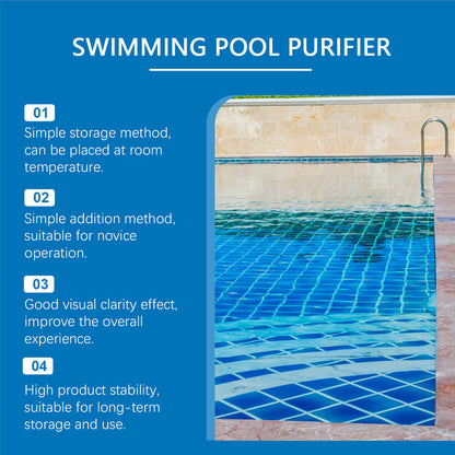 Devareon®💧 Swimming Pool Purifying Liquid – Crystal Clear Water, Zero Hassle! ✨ Say goodbye to green water & harsh chemicals – just pure, fresh swimming every time. 🏊‍♂️💙