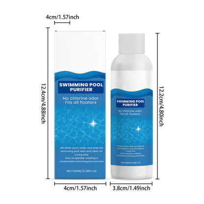 Devareon®💧 Swimming Pool Purifying Liquid – Crystal Clear Water, Zero Hassle! ✨ Say goodbye to green water & harsh chemicals – just pure, fresh swimming every time. 🏊‍♂️💙