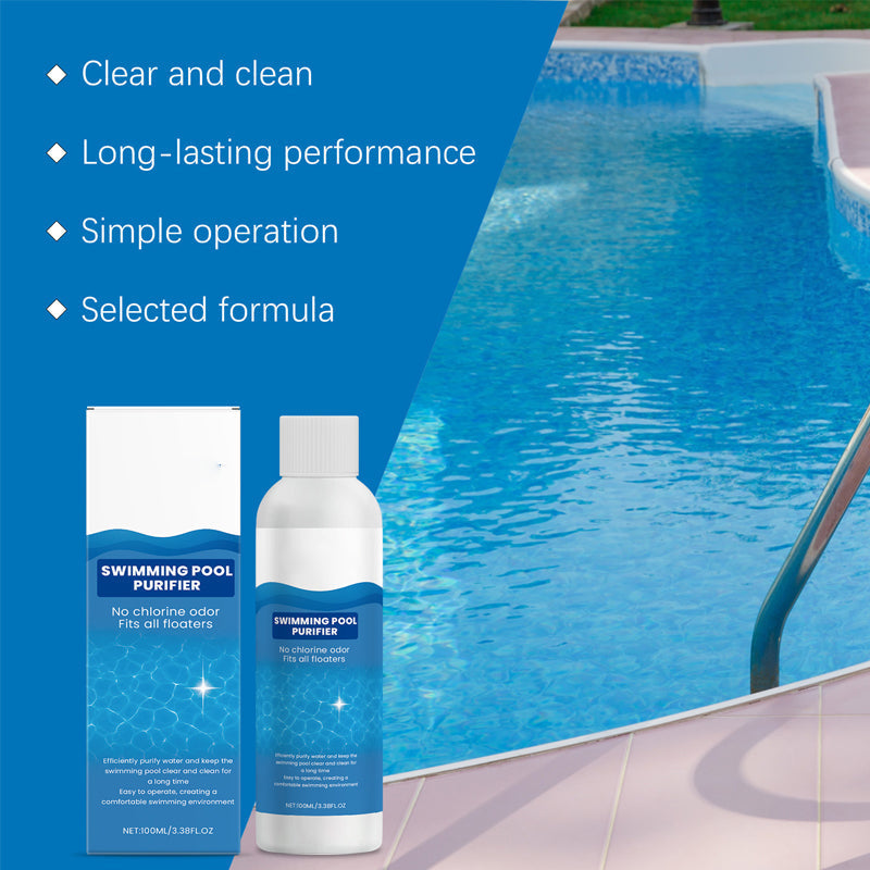 Devareon®💧 Swimming Pool Purifying Liquid – Crystal Clear Water, Zero Hassle! ✨ Say goodbye to green water & harsh chemicals – just pure, fresh swimming every time. 🏊‍♂️💙