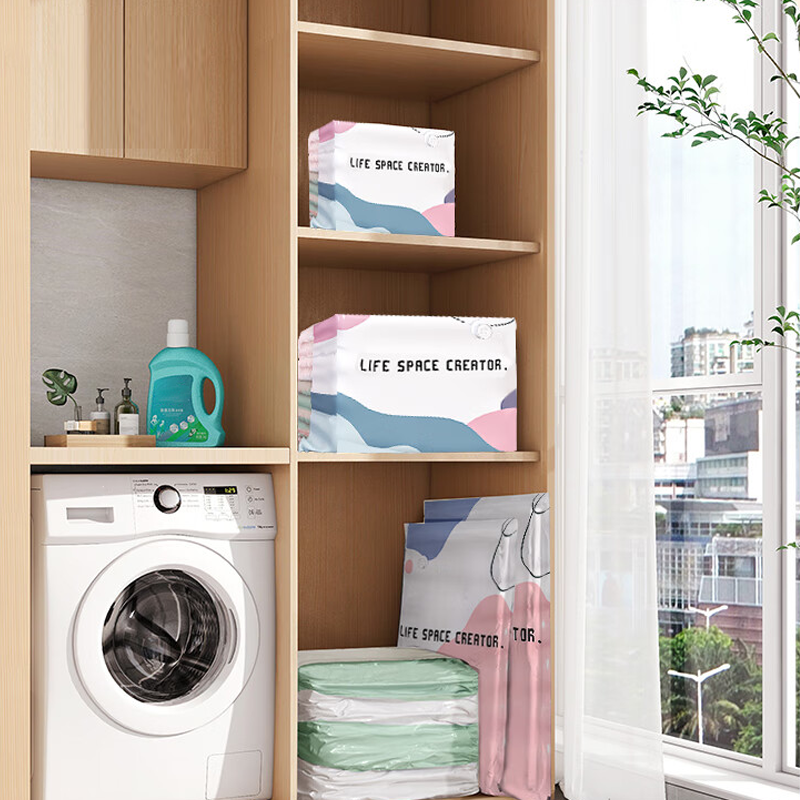 Devareon®🧳💨 40% OFF! No‑Pump Vacuum Storage Bags – Press & seal, no pump needed. Saves 80% space, keeps clothes dry & dust‑free. Perfect for bulky bedding & off‑season gear. 🛏️🗄️