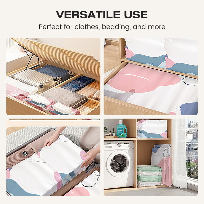 Devareon®🧳💨 40% OFF! No‑Pump Vacuum Storage Bags – Press & seal, no pump needed. Saves 80% space, keeps clothes dry & dust‑free. Perfect for bulky bedding & off‑season gear. 🛏️🗄️