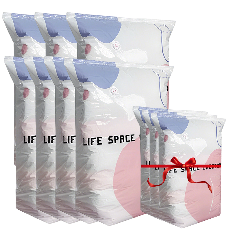 Devareon®🧳💨 40% OFF! No‑Pump Vacuum Storage Bags – Press & seal, no pump needed. Saves 80% space, keeps clothes dry & dust‑free. Perfect for bulky bedding & off‑season gear. 🛏️🗄️