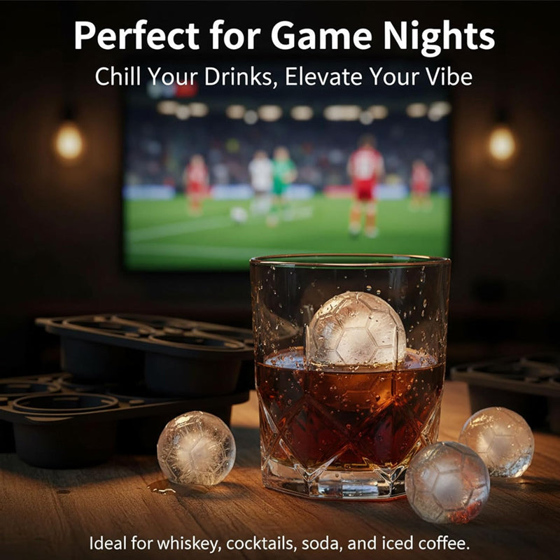 Devareon® ⏰🔥 Football Shape Silicone Ice Ball Mold