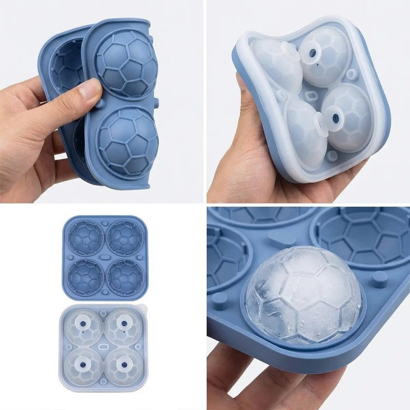 Devareon® ⏰🔥 Football Shape Silicone Ice Ball Mold