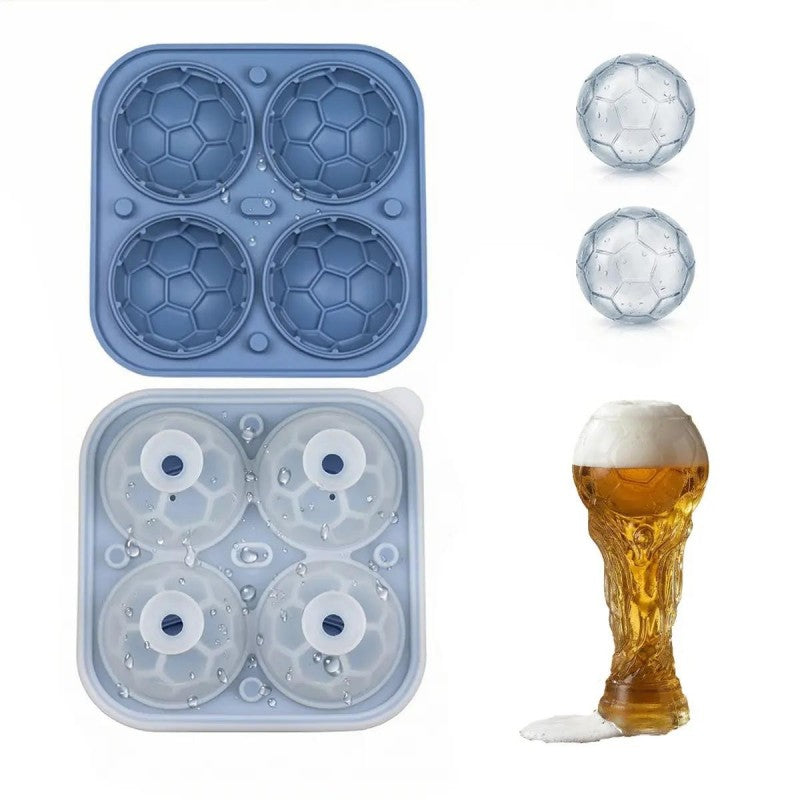 Devareon® ⏰🔥 Football Shape Silicone Ice Ball Mold