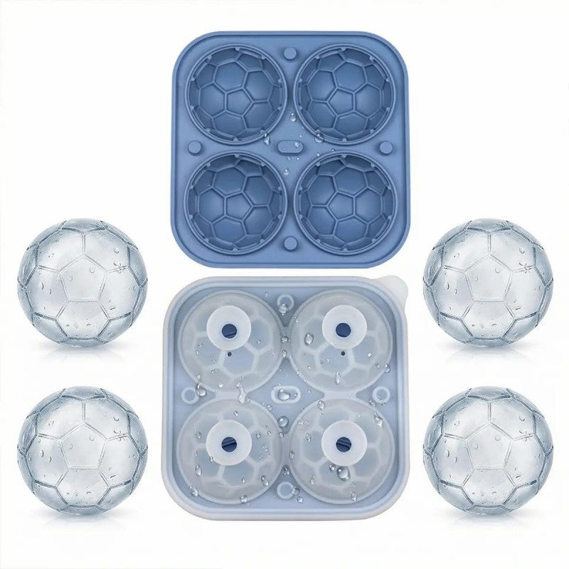 Devareon® ⏰🔥 Football Shape Silicone Ice Ball Mold