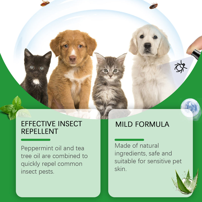 ⏳LIMITED-TIME OFFER: Buy 2 Get 1 FREE!🐾✨Plant-Based Flea & Tick Spray🌿Gentle Protection for Dogs & Cats🐶🐱 — Devareon®