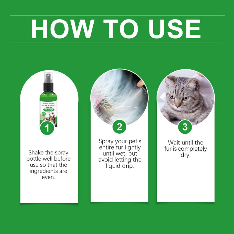 ⏳LIMITED-TIME OFFER: Buy 2 Get 1 FREE!🐾✨Plant-Based Flea & Tick Spray🌿Gentle Protection for Dogs & Cats🐶🐱 — Devareon®