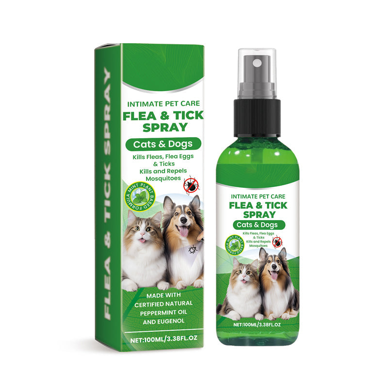 ⏳LIMITED-TIME OFFER: Buy 2 Get 1 FREE!🐾✨Plant-Based Flea & Tick Spray🌿Gentle Protection for Dogs & Cats🐶🐱 — Devareon®