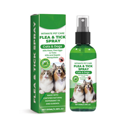 ⏳LIMITED-TIME OFFER: Buy 2 Get 1 FREE!🐾✨Plant-Based Flea & Tick Spray🌿Gentle Protection for Dogs & Cats🐶🐱 — Devareon®