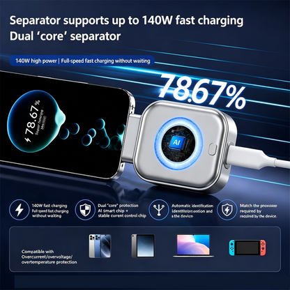 Devareon® Auto Power-Off Fast Charging Adapter