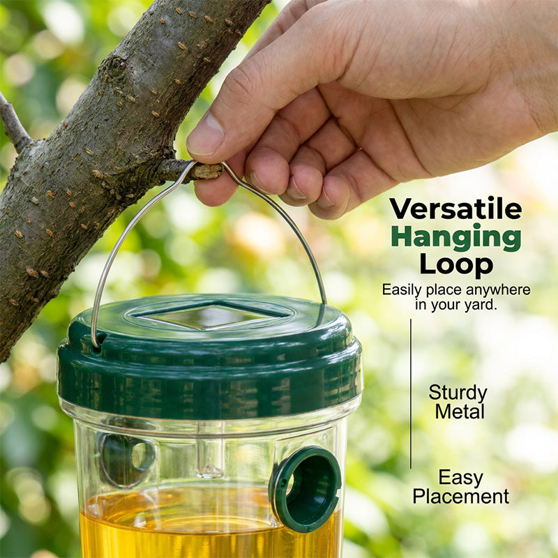 Devareon® Solar Powered Hanging Wasp Trap
