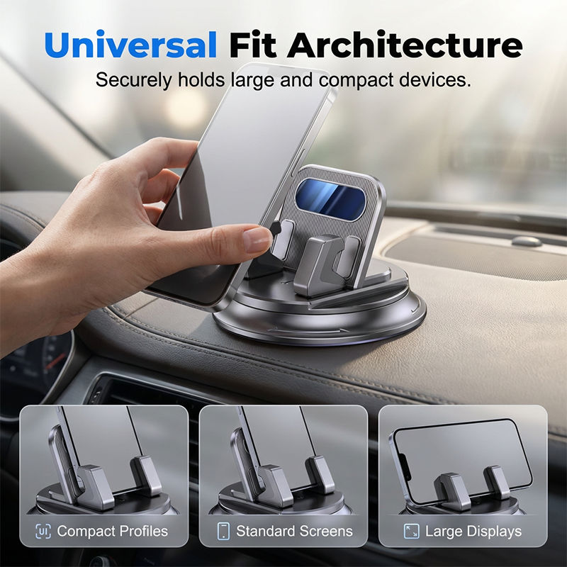 Devareon® 🚗 40% OFF NOW!📱 Rotating Dashboard Car Phone Holder – 360° Adjustable & Anti-Slip – Hands-Free Phone Mount 🛡️