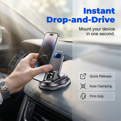 Devareon® 🚗 40% OFF NOW!📱 Rotating Dashboard Car Phone Holder – 360° Adjustable & Anti-Slip – Hands-Free Phone Mount 🛡️
