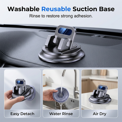 Devareon® 🚗 40% OFF NOW!📱 Rotating Dashboard Car Phone Holder – 360° Adjustable & Anti-Slip – Hands-Free Phone Mount 🛡️