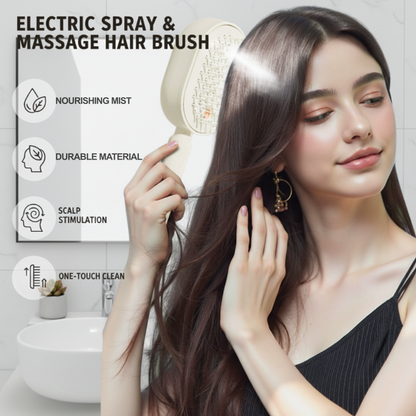 Devareon® 🥳 Electric Spray & Massage Hair Brush