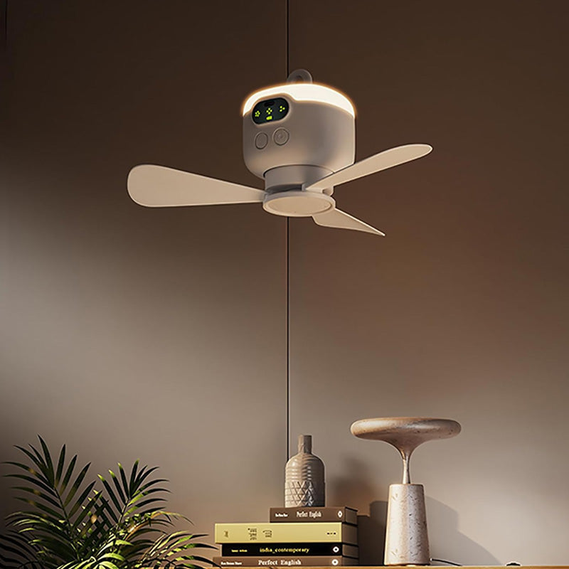 Devareon®⏳🔥LIMITED-TIME 50% OFF! 🌬️ Rechargeable Ceiling Fan with LED Light – Cool & Bright Anywhere ✨
