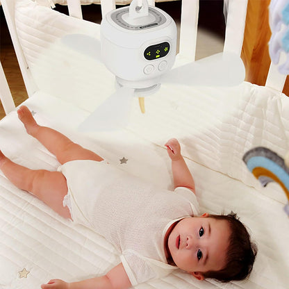 Devareon®⏳🔥LIMITED-TIME 50% OFF! 🌬️ Rechargeable Ceiling Fan with LED Light – Cool & Bright Anywhere ✨