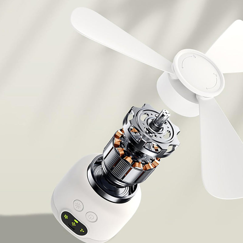 Devareon®⏳🔥LIMITED-TIME 50% OFF! 🌬️ Rechargeable Ceiling Fan with LED Light – Cool & Bright Anywhere ✨