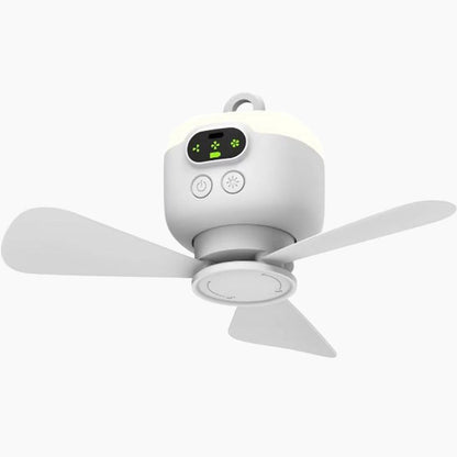 Devareon®⏳🔥LIMITED-TIME 50% OFF! 🌬️ Rechargeable Ceiling Fan with LED Light – Cool & Bright Anywhere ✨