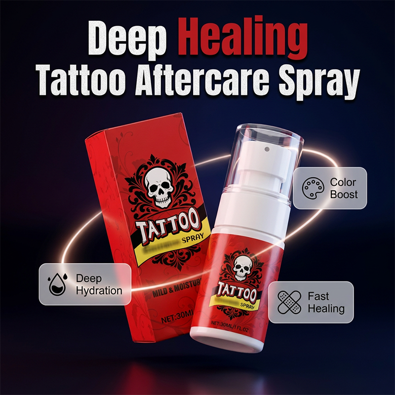 Devareon®💥 50K+ sold!💉 Tattoo aftercare spray – ultra-fine mist, hydrates, revives ink vibrancy. 50% OFF! 🎨✨